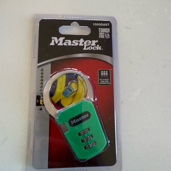 Green Combination Padlock - Picture 1 of 1